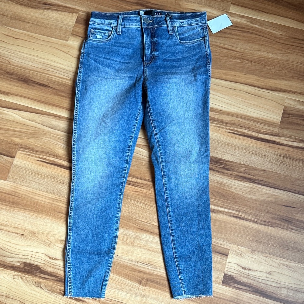 New/tag Kut from the Kloth High-rise Donna Skinny Ankle-sz 6